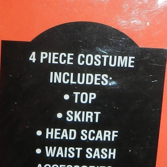 Rogue Maiden Pirate Costume Womens Large 10-12 Black/Red 🆕SHIPS FAST😮💨⚡🚚 - Picture 7 of 16